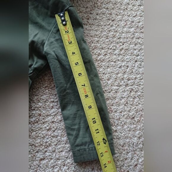 Crazy 8 green Long Sleeve Sherpa Lined Utility Jacket size 4T - Picture 12 of 12